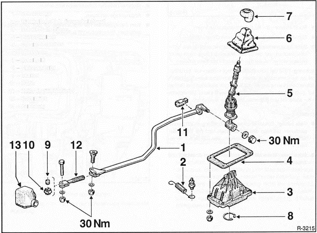 Renault Clio Reparaturanleitung. Die schaltung