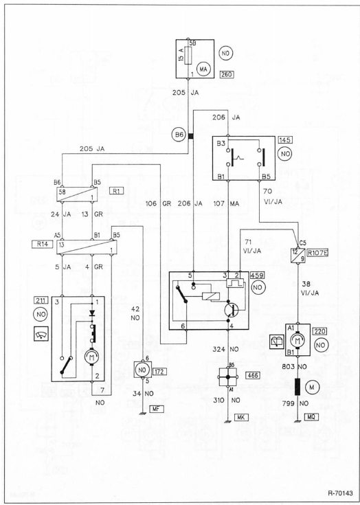 Renault Clio Reparaturanleitung. Heckscheibenwischer