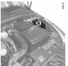 Renault Clio - Sicherungen im motorraum b