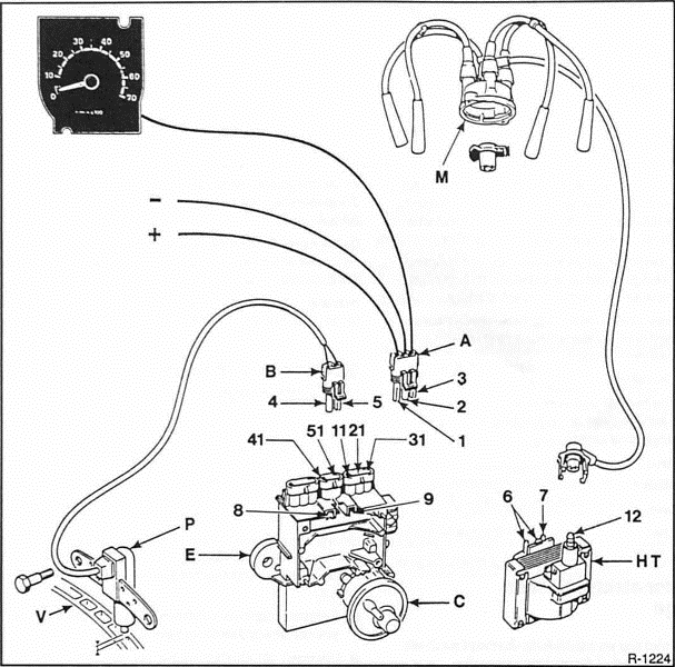 Renault Clio Reparaturanleitung. Die elektronische zündanlage