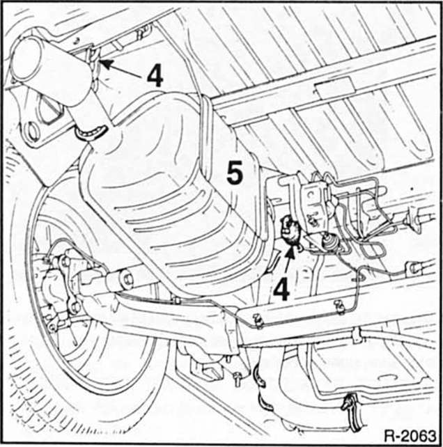 Renault Clio Reparaturanleitung. Haupttank ausbauen