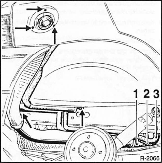 Renault Clio Reparaturanleitung. Haupttank ausbauen