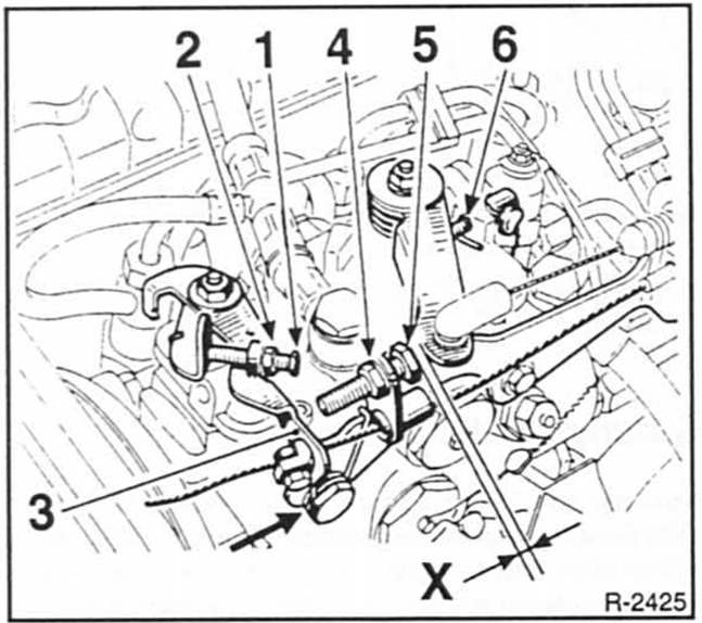 Renault Clio Reparaturanleitung. Einstellen