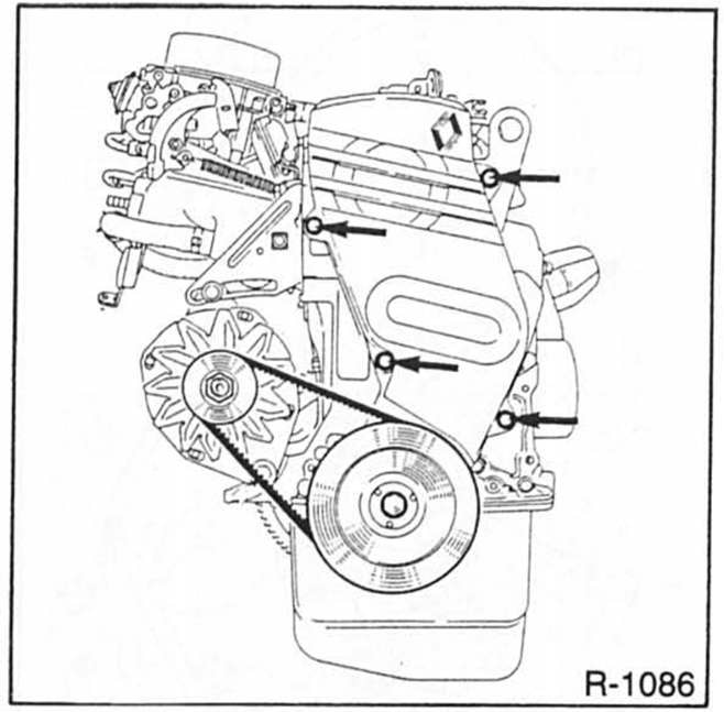 Renault Clio Reparaturanleitung. Ausbau