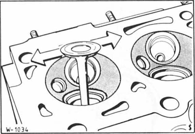 Renault Clio Reparaturanleitung. Ventilführungen prüfen 