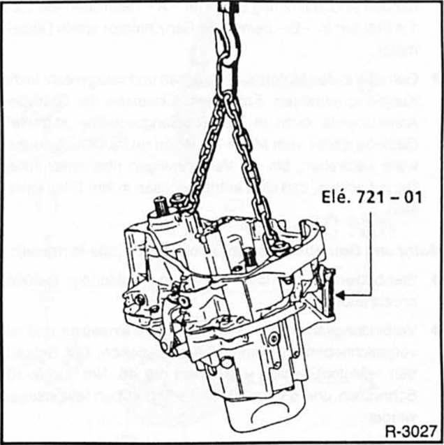 Renault Clio Reparaturanleitung. Getriebe vom motor trennen 