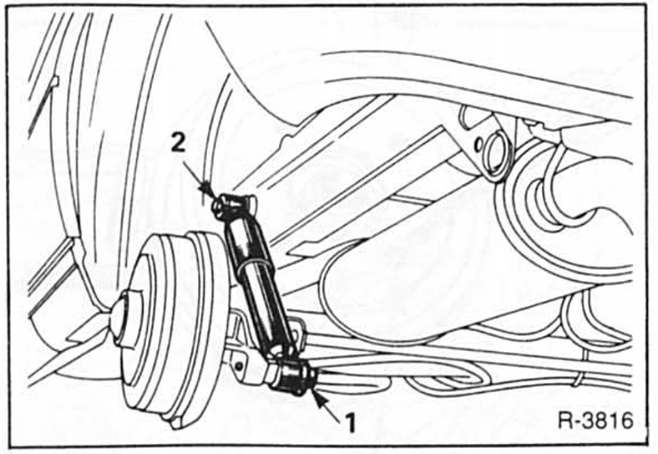 Renault Clio Reparaturanleitung. Stoÿdämpfer aus-und einbauen