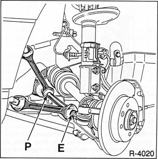 Renault Clio Reparaturanleitung. Spurstange/spurstangengelenk aus- und einbauen