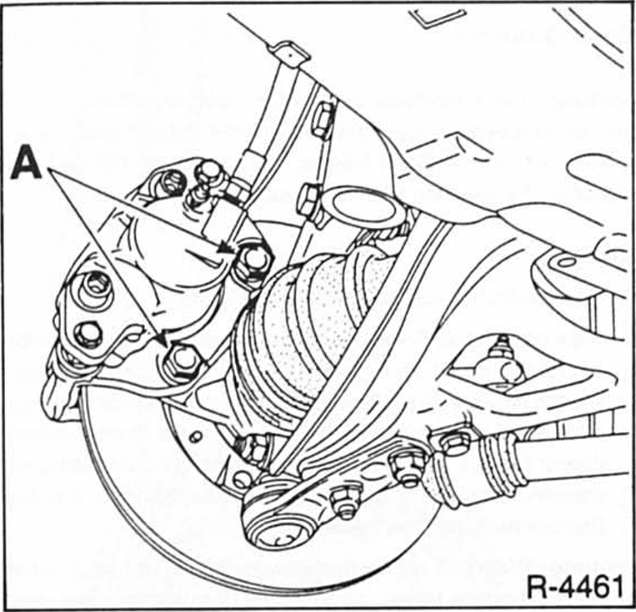 Renault Clio Reparaturanleitung. Girling-bremse