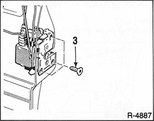 Renault Clio Reparaturanleitung. Türschloÿ aus-und einbauen