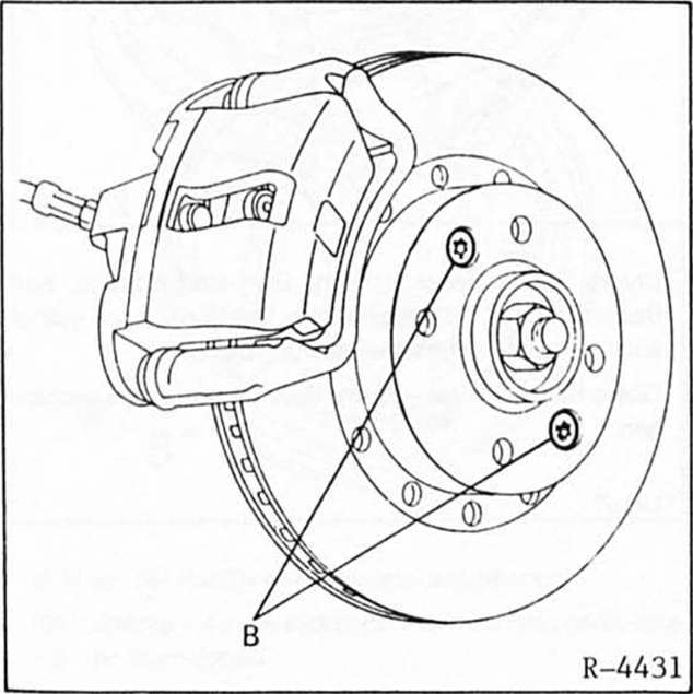 Renault Clio Reparaturanleitung. Girling-bremse