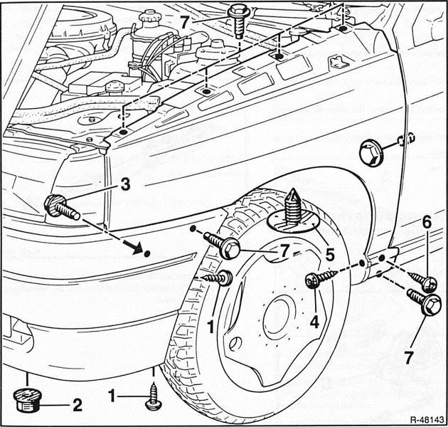 Renault Clio Reparaturanleitung. Ausbau