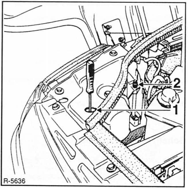 Renault Clio Reparaturanleitung. Scheinwerfer einstellen