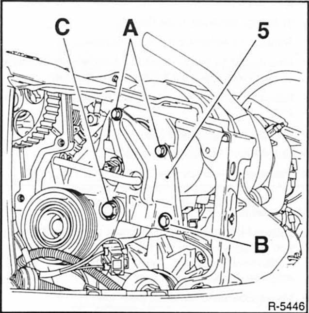 Renault Clio Reparaturanleitung. Generator aus- und einbauen 