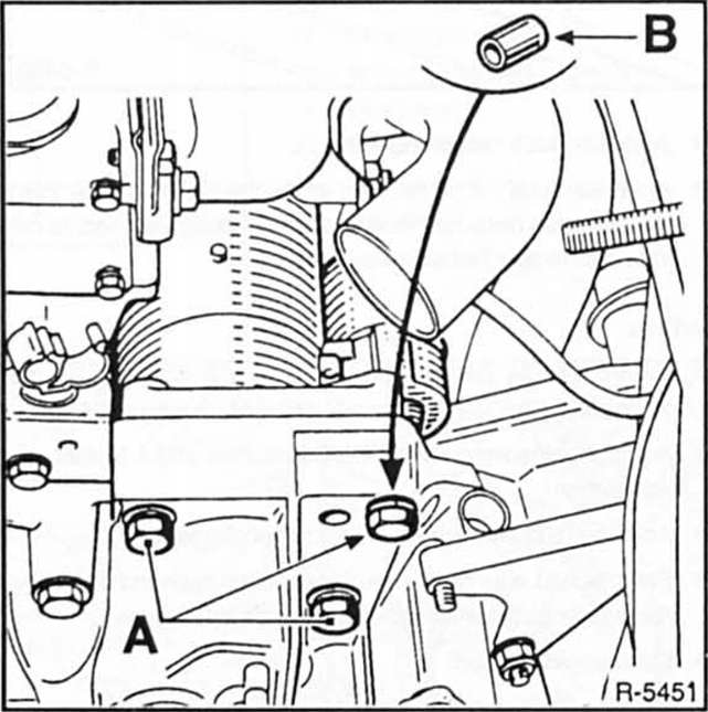 Renault Clio Reparaturanleitung. Ausbau dieselmotor