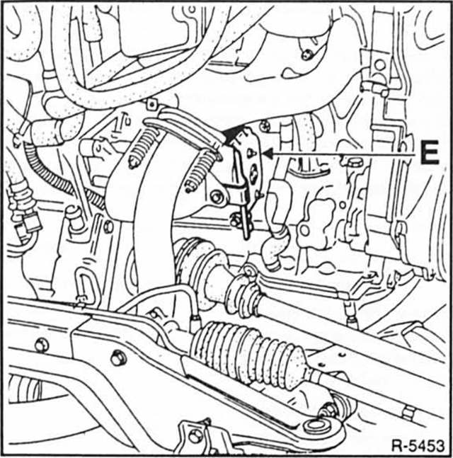 Renault Clio Reparaturanleitung. Ausbau dieselmotor