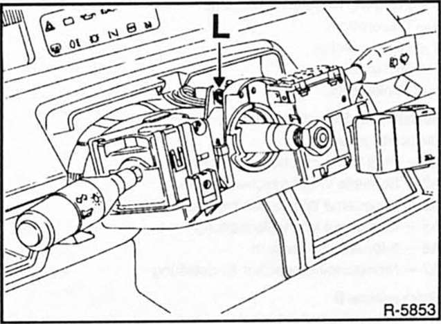 Renault Clio Reparaturanleitung. Lenkstockschalter aus-und einbauen