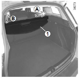 Renault Clio - Entfernen der heckablage