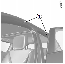 Renault Clio - Zugang zu den befestigungspunkten