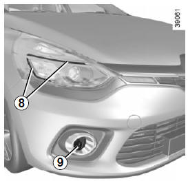 Renault Clio - Tagfahrlicht/standlicht 8