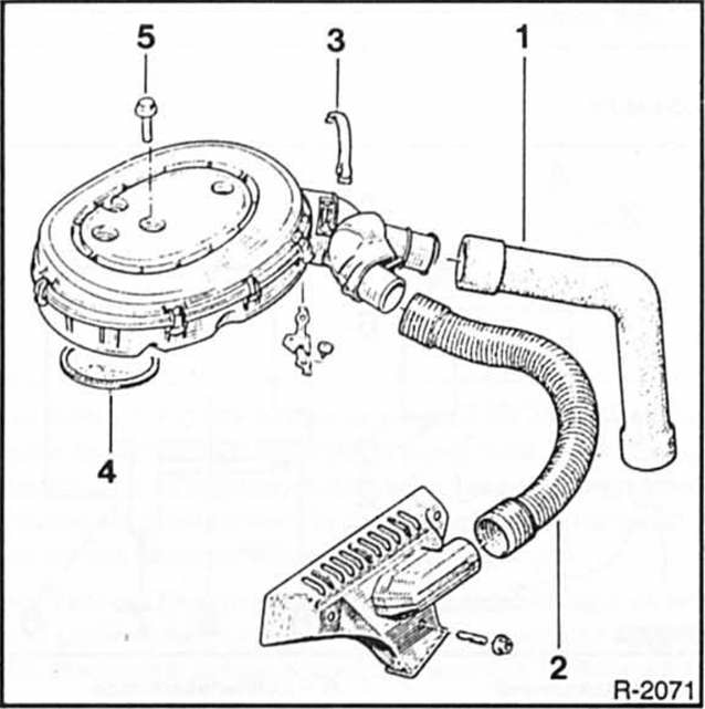 Renault Clio Reparaturanleitung. Luftfilter aus-und einbauen