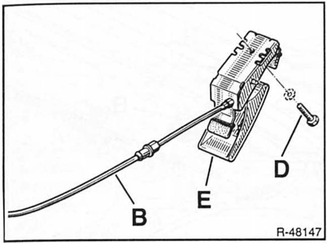 Renault Clio Reparaturanleitung. Ausbau