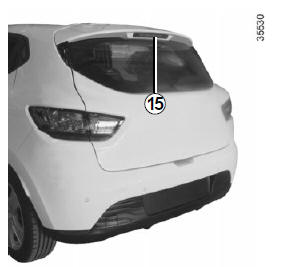 Renault Clio - Dritte bremsleuchte 15